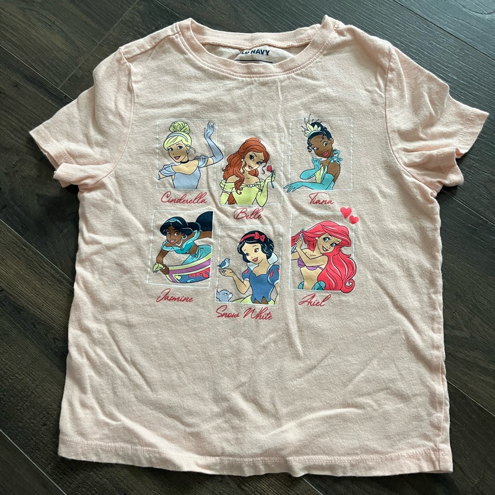 Old Navy Peach Disney Princess Kids T-Shirt